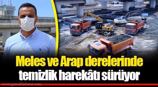 Meles ve Arap derelerinde temizlik harekâtı sürüyor