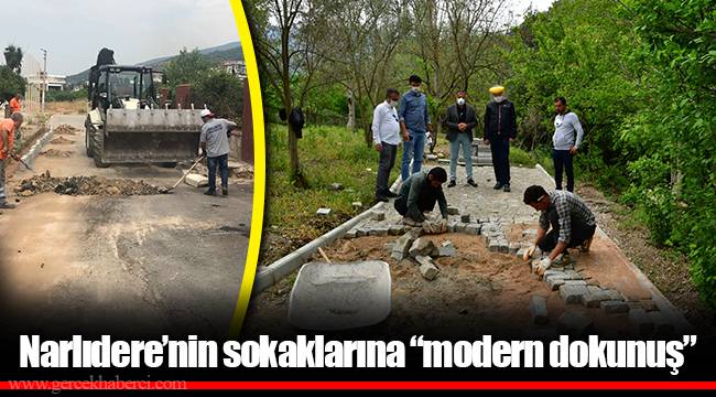 Narlıdere’nin sokaklarına “modern dokunuş”