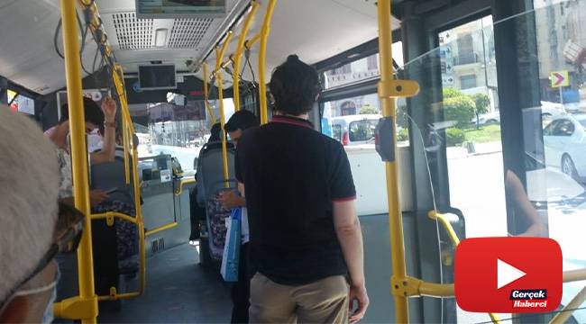 Otobüste maske tartışması