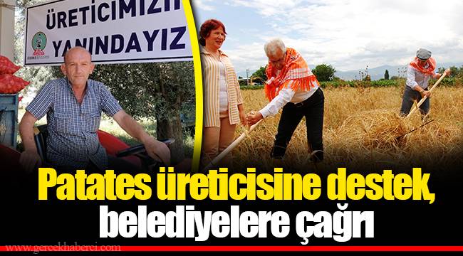 Patates üreticisine destek, belediyelere çağrı