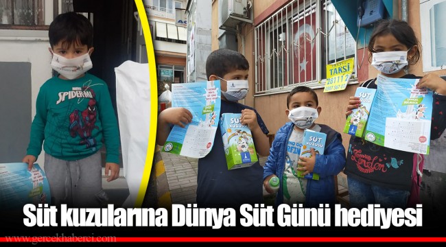 Süt kuzularına Dünya Süt Günü hediyesi