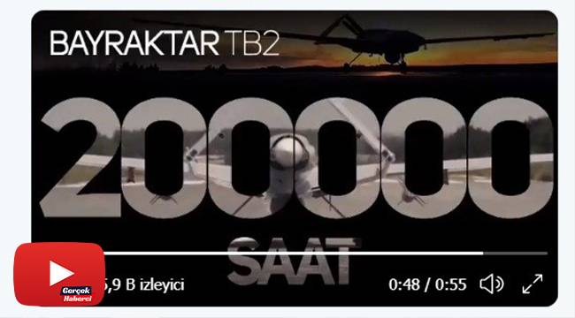 Türkiye’nin ilk yerli ve milli SİHA’sı Bayraktar 200 bin saat ile Türkiye rekoru kırdı