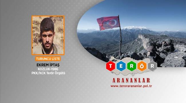 Turuncu kategoride aranan terörist etkisiz hale getirildi
