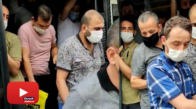 14 kişilik bir minibüsten 42 kişi çıktı