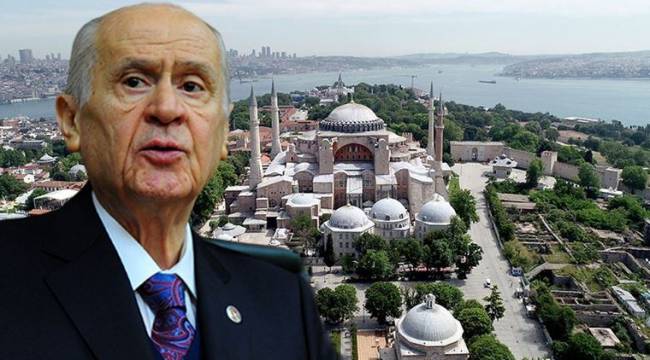 Bahçeli'den Ayasofya tepkisi: En hafif tabirle soysuzluk