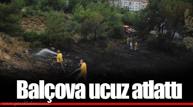 Balçova ucuz atlattı