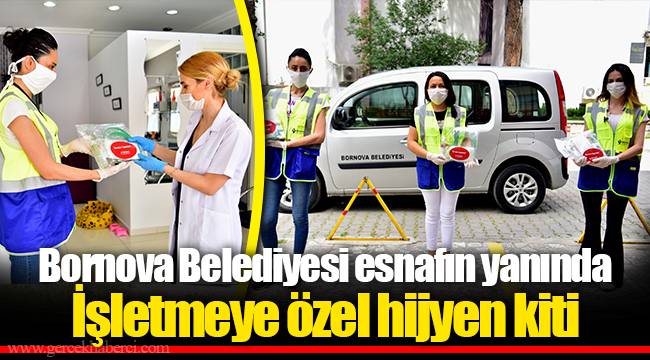 Bornova Belediyesi esnafın yanında