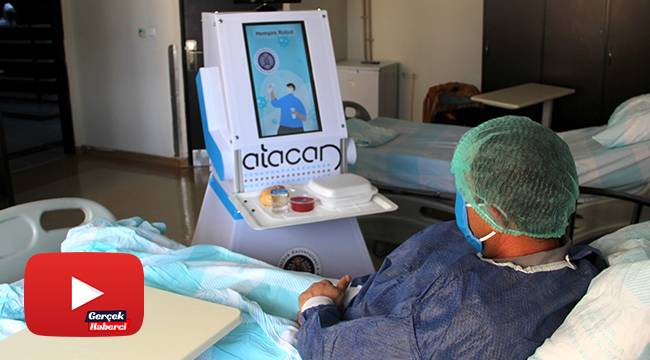 Covid hastalarının yeni bakıcısı robot hemşire ‘Atacan’