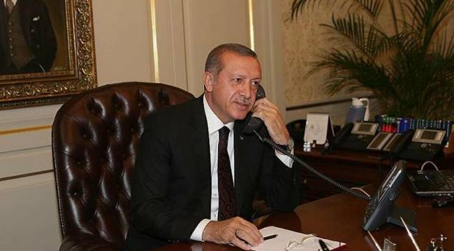 Cumhurbaşkanı Erdoğan, liderlerle bayramlaştı