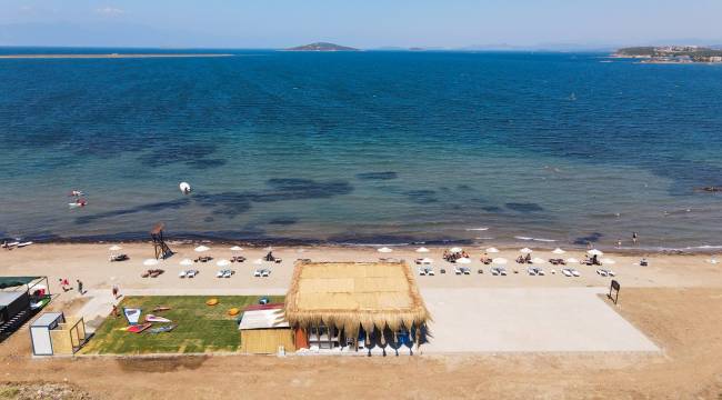 CUNDA ADASI YENİ BİR PLAJA KAVUŞTU