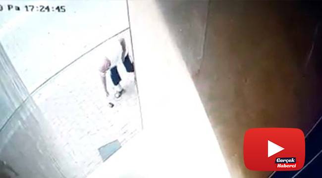 Esenyurt'ta garip olay güvenlik kamerasında