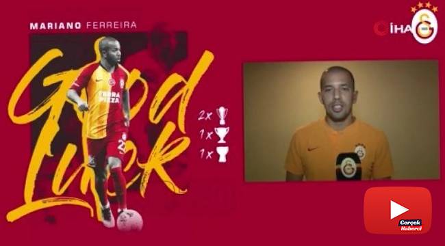 Galatasaray'dan Mariano'ya teşekkür