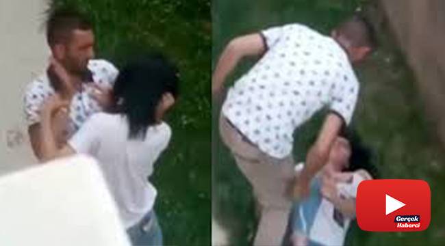 Genç kızın boğazını sıkıp, karnına yumruk atarak darp etti