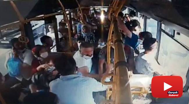 Halk otobüsüne parayla binemedi, şoföre sinirlenip camları kırdı