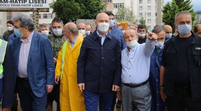 İçişleri Bakanı Soylu: Rize'de selden etkilenen 2 kişi hastanede