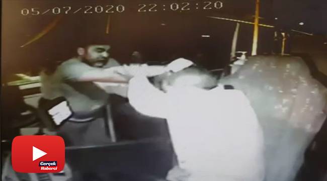 Maske yüzünden otobüs şoförünü darp etti