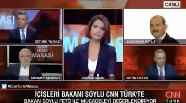 Mehmet Metiner, İçişleri Bakanlığı'na FETÖ'cülerin yerleştirildiğini söyledi, Soylu canlı yayına bağlandı