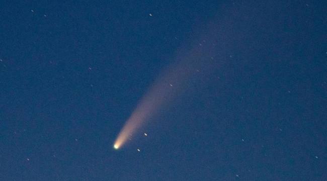 Neowise kuyruklu yıldızı Tekirdağ semalarında görüntülendi