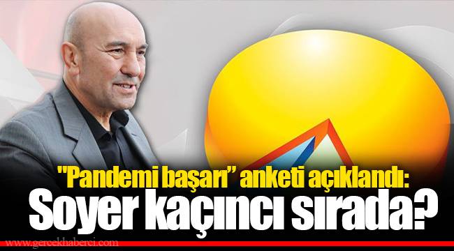 "Pandemi başarı" anketi açıklandı: Soyer kaçıncı sırada?