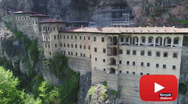 Restorasyonu 5 yıl süren Sümela Manastırı yarın ziyarete açılıyor
