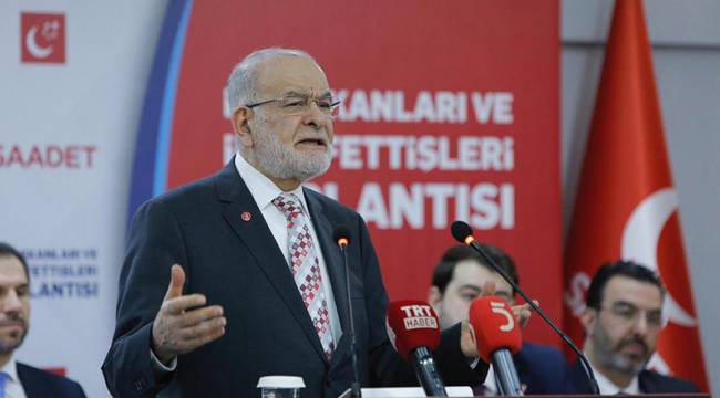 Saadet Partisi lideri Temel Karamollaoğlu: İstanbul Sözleşmesi cinsiyeti ortadan kaldırmak istiyor
