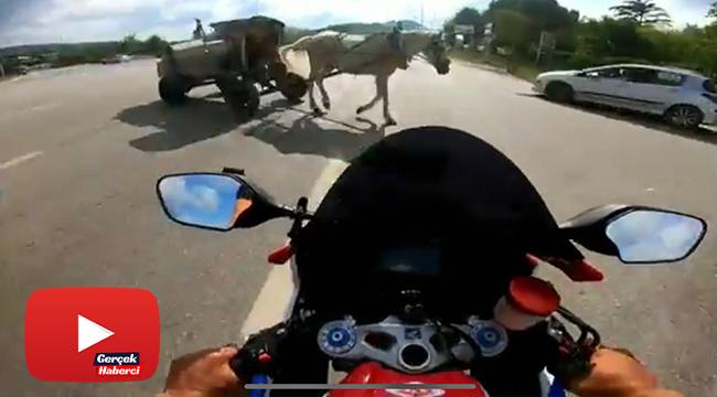 Şile otoyolunda feci kaza kamerada