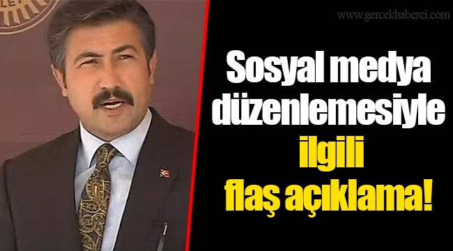 Sosyal medya düzenlemesiyle ilgili flaş açıklama!
