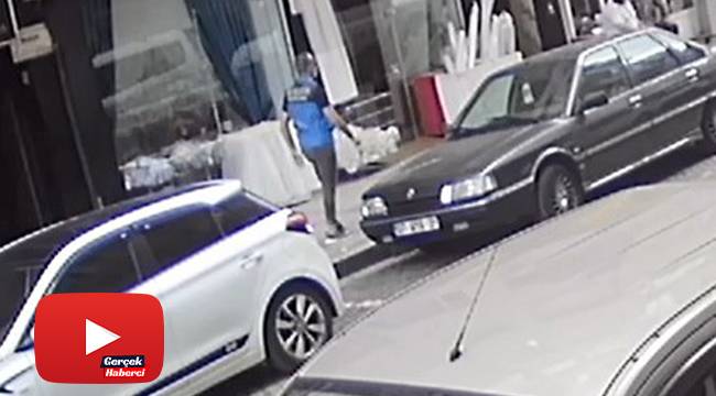 Telefonda sinirlendi, işletmenin camlarını kırdı