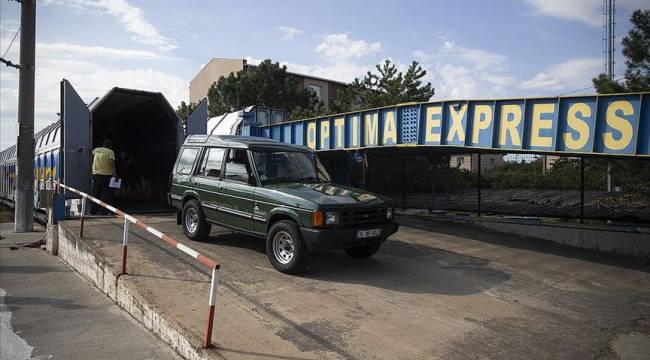 Yılın ilk 'arabalı treni' Kapıkule'den giriş yaptı
