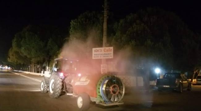 AYVALIK’TA DEZENFEKSİYON SEFERBERLİĞİ