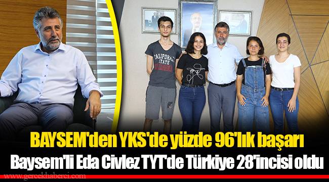 BAYSEM'den YKS'de yüzde 96'lık başarı