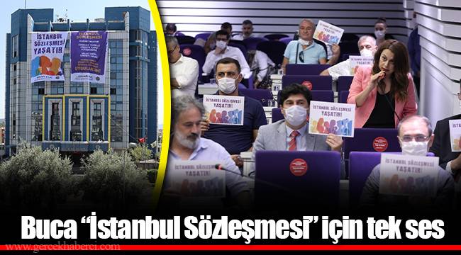 Buca “İstanbul Sözleşmesi” için tek ses