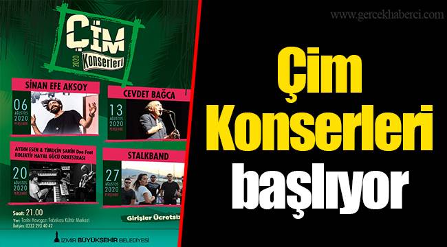 Çim Konserleri başlıyor