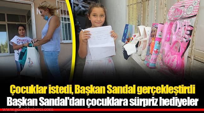 Çocuklar istedi, Başkan Sandal gerçekleştirdi