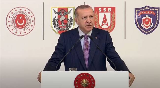 Cumhurbaşkanı Erdoğan: Türkiye savunma sanayisinde kararlı bir şekilde yoluna devam ediyor