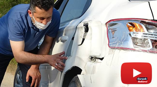 Dedektif gibi iz sürdü, arabasına çarpan aracı buldu
