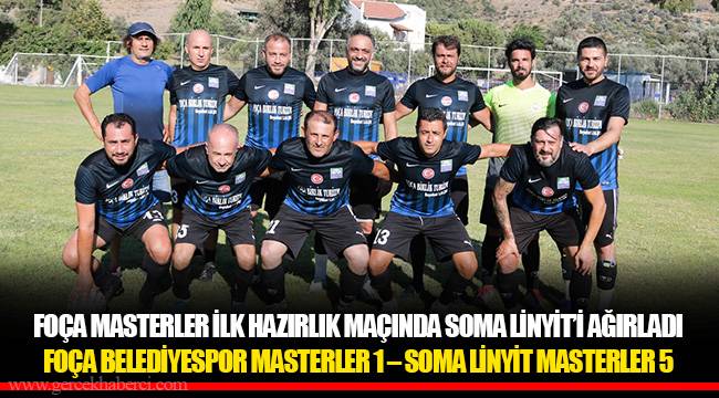 FOÇA BELEDİYESPOR MASTERLER 1 – SOMA LİNYİT MASTERLER 5