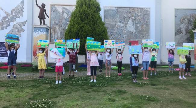 Gaziemirli çocuklar “Zafer”in resmini çizecekler