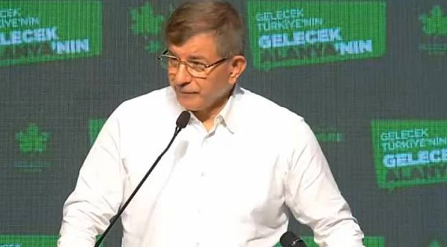 Gelecek Partisi lideri Ahmet Davutoğlu: Kongreleri hızlı yapmamızın nedeni erken seçim