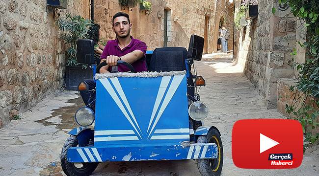 Harçlıklarını biriktirdi, aldığı hurda parçalarla kendi otomobilini yaptı
