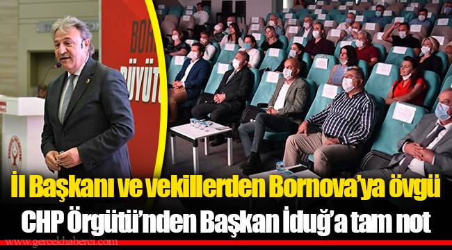 İl Başkanı ve vekillerden Bornova’ya övgü