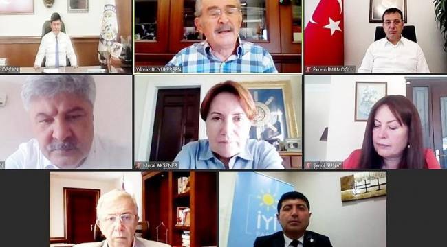 İYİ Parti'nin düzenledği Kovid-19 paneline katılan Yavaş ve İmamoğlu: Sayılar gerçeği yansıtmıyor