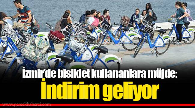 İzmir'de bisiklet kullananlara müjde: İndirim geliyor