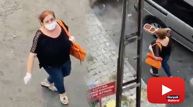 Kadınların mama kavgası kamerada