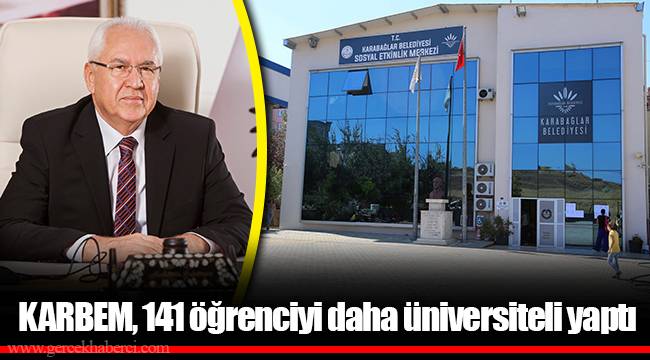 KARBEM, 141 öğrenciyi daha üniversiteli yaptı
