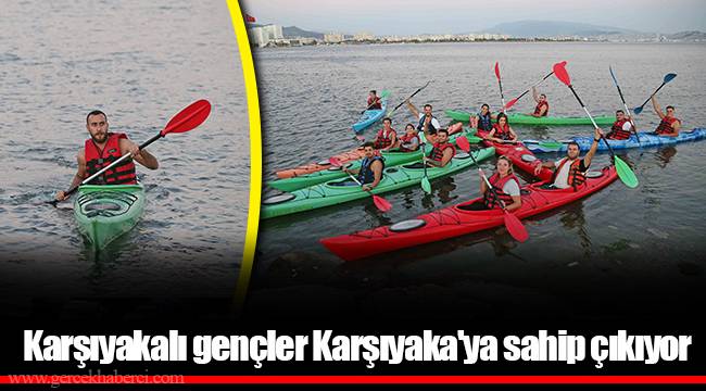 Karşıyakalı gençler Karşıyaka'ya sahip çıkıyor