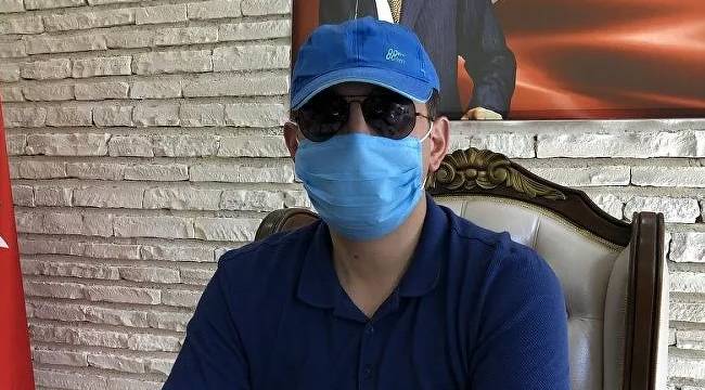 Kaymakamdan tebdili kıyafetle Kovid-19 denetimi