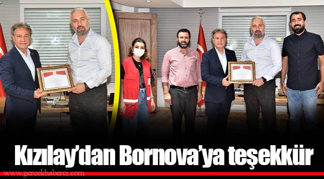 Kızılay’dan Bornova’ya teşekkür