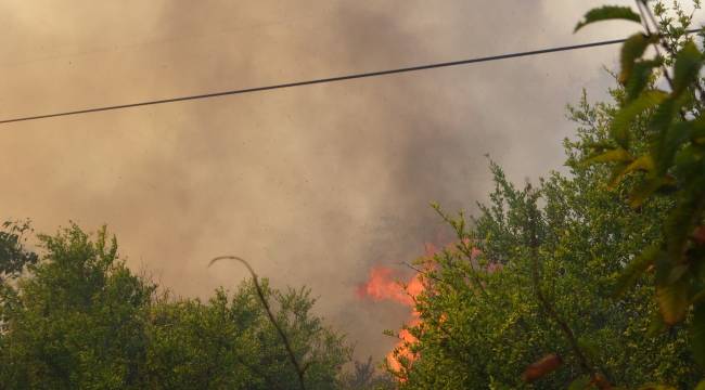 Kozan'da çıkan orman yangını hızla büyüdü, köyler boşaltılıyor