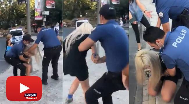 Kadıköy'de bir kadına şiddet uygulayan polisler görevinden uzaklaştırıldı